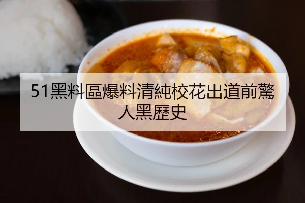 51黑料區爆料清純校花出道前驚人黑歷史